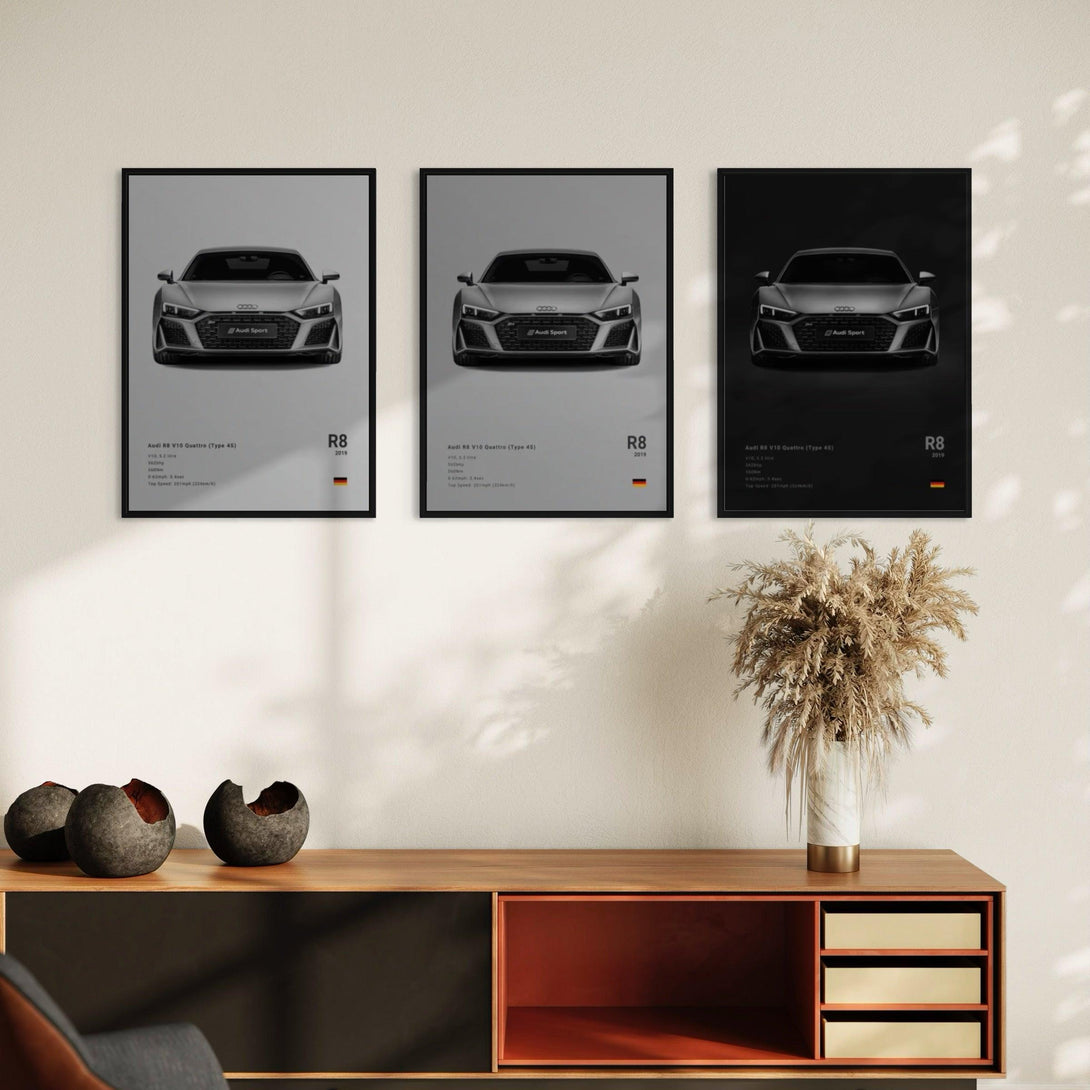 Poster Audi R8 V10 - CARS GTWX DECO