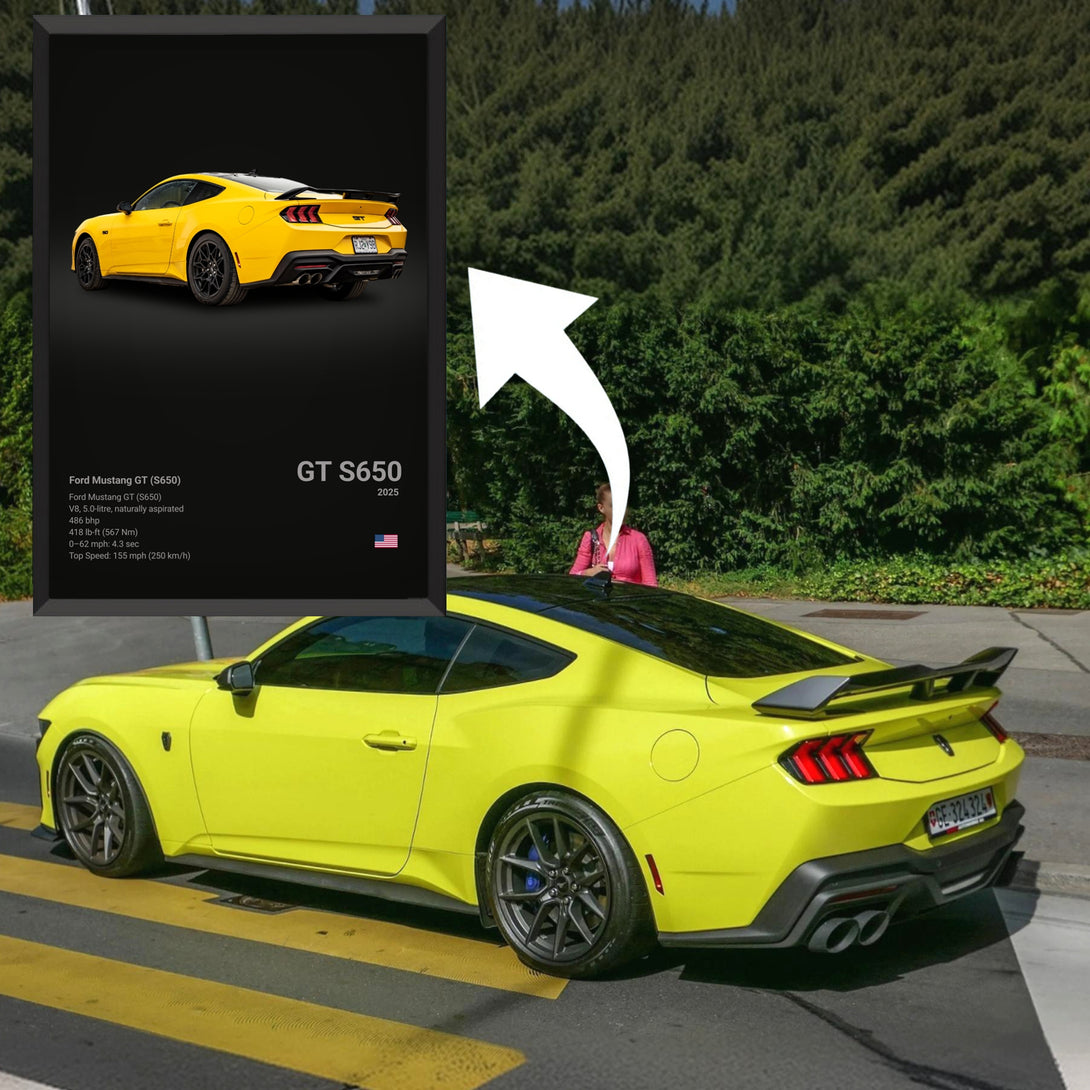 Personalized Poster Car Poster on Canvas – CARS GTWX DECO