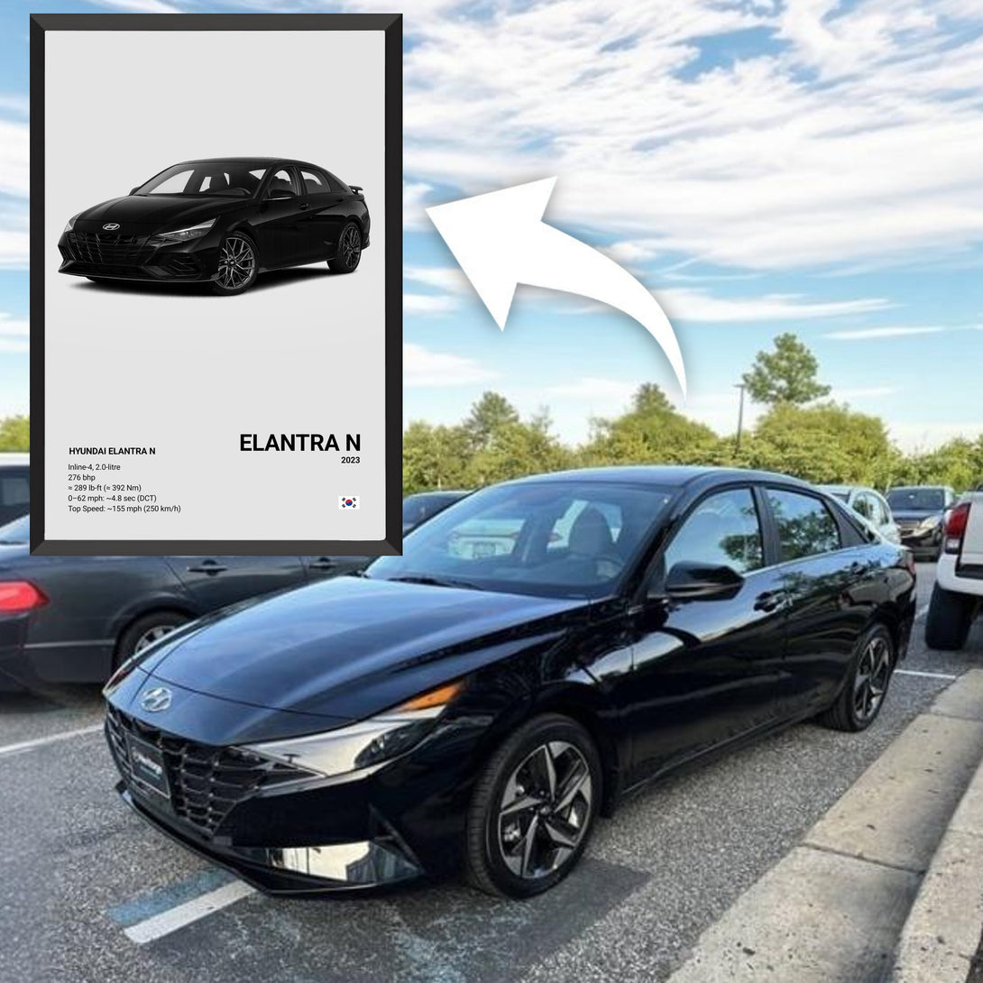 Personalized Poster Car Poster on Canvas – CARS GTWX DECO