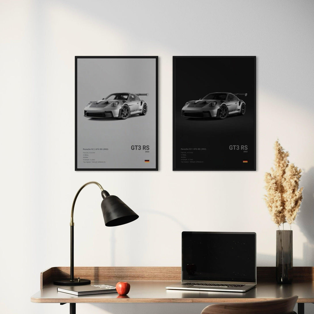 Poster Porsche 911 GT3 RS (922) - CARS GTWX DECO