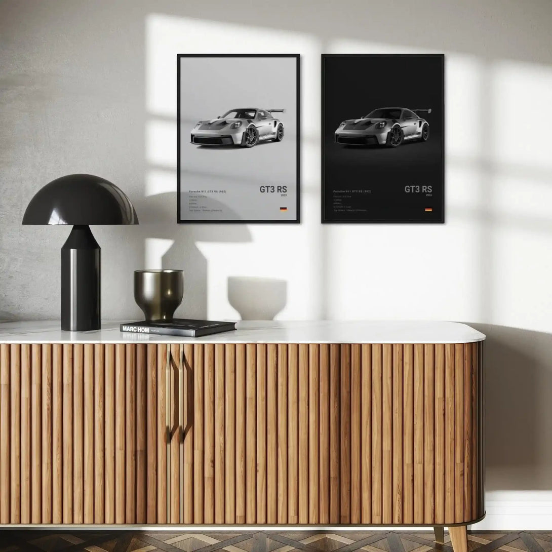 Poster Porsche 911 GT3 RS (922) - CARS GTWX DECO