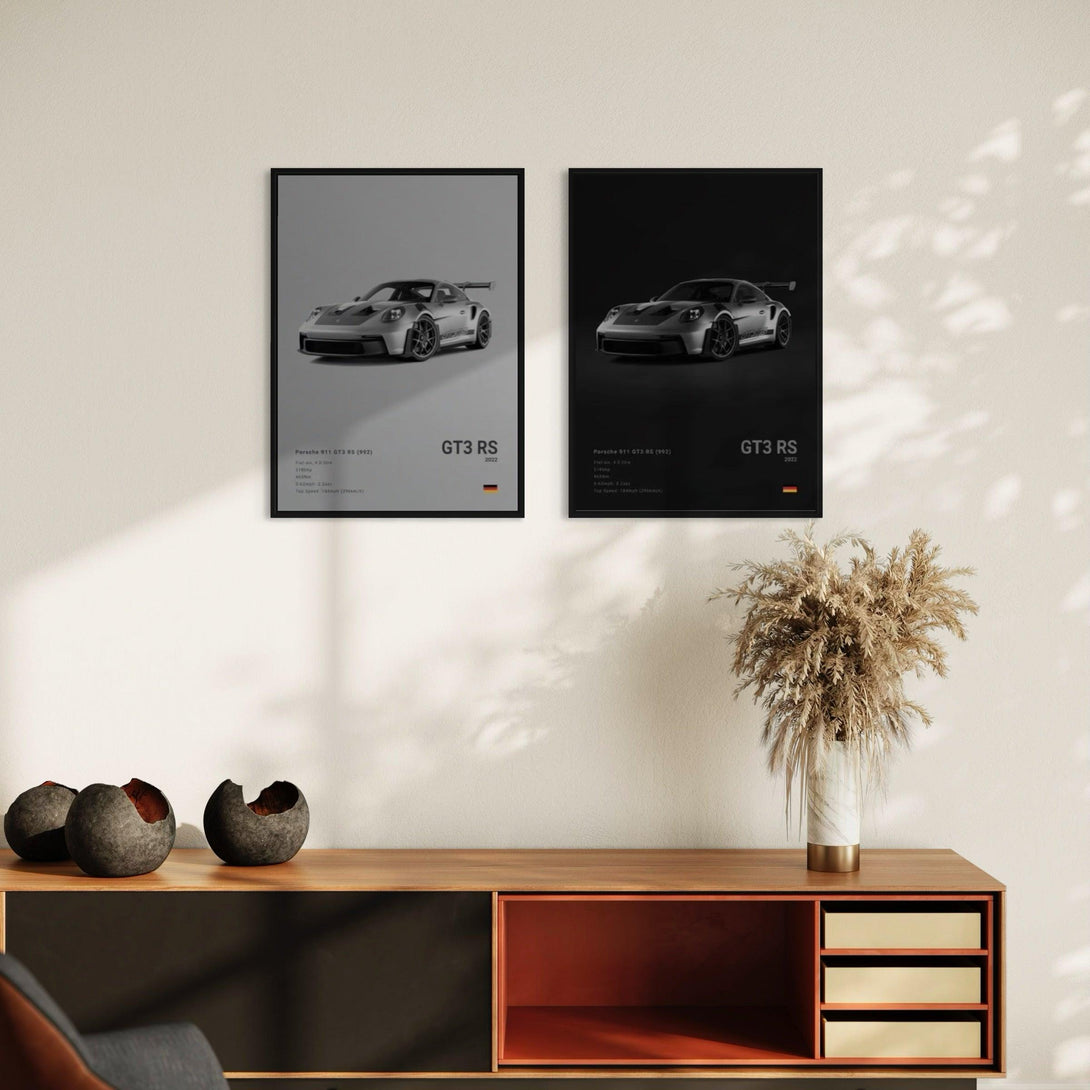 Poster Porsche 911 GT3 RS (922) - CARS GTWX DECO