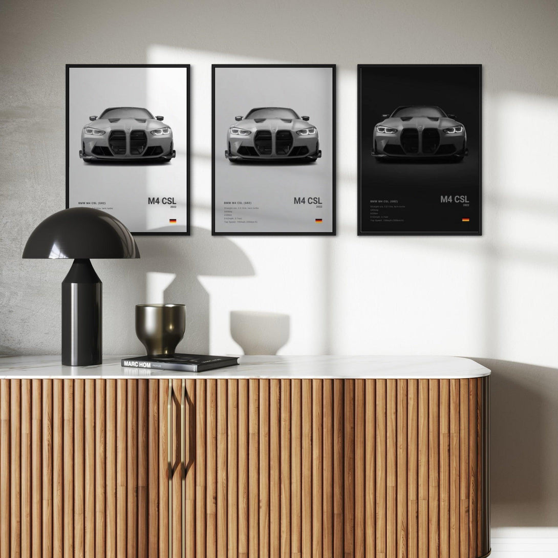 Poster BMW M4 G82 CSL 2022 - CARS GTWX DECO