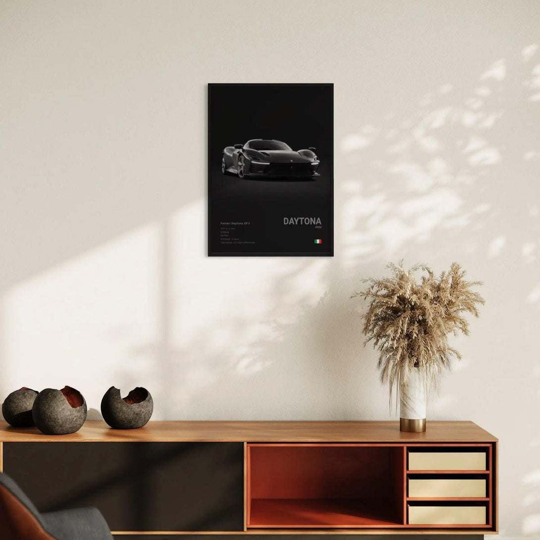 Poster Ferrari Daytona SP3 - CARS GTWX DECO