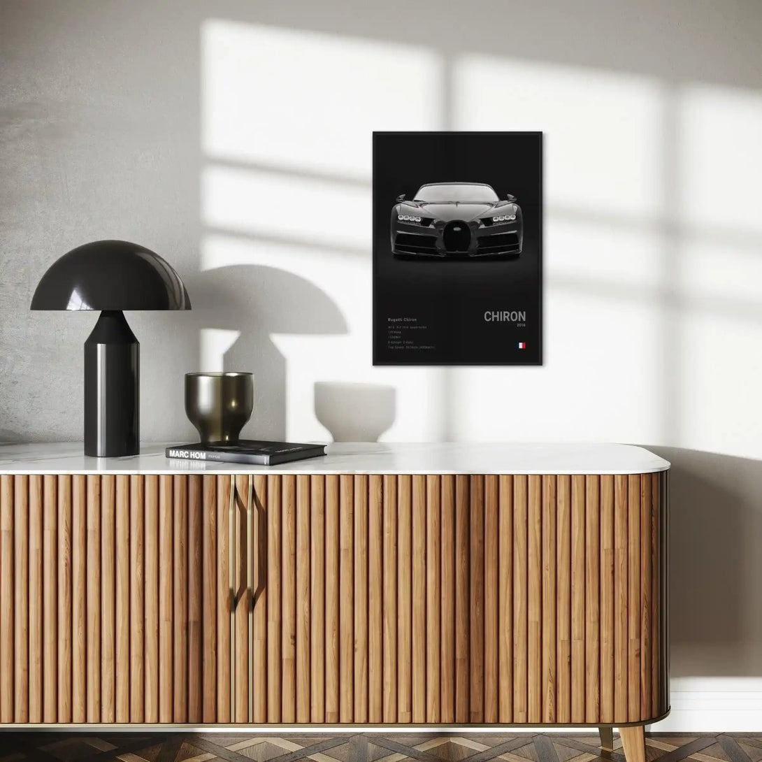Poster Bugatti Chiron - CARS GTWX DECO