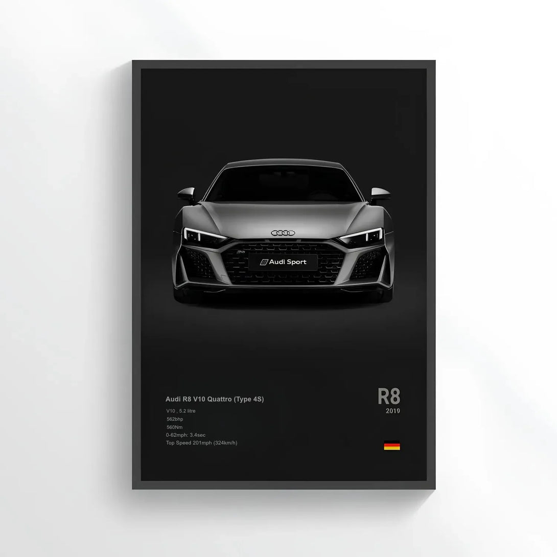 Poster Audi R8 V10 - CARS GTWX DECO