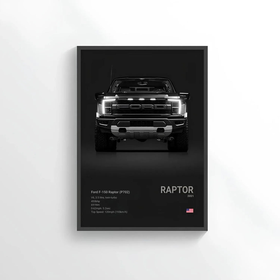 Raptor R Poster Ford F-150 Raptor Poster – Premium Truck Wall Art for Enthusiasts ...