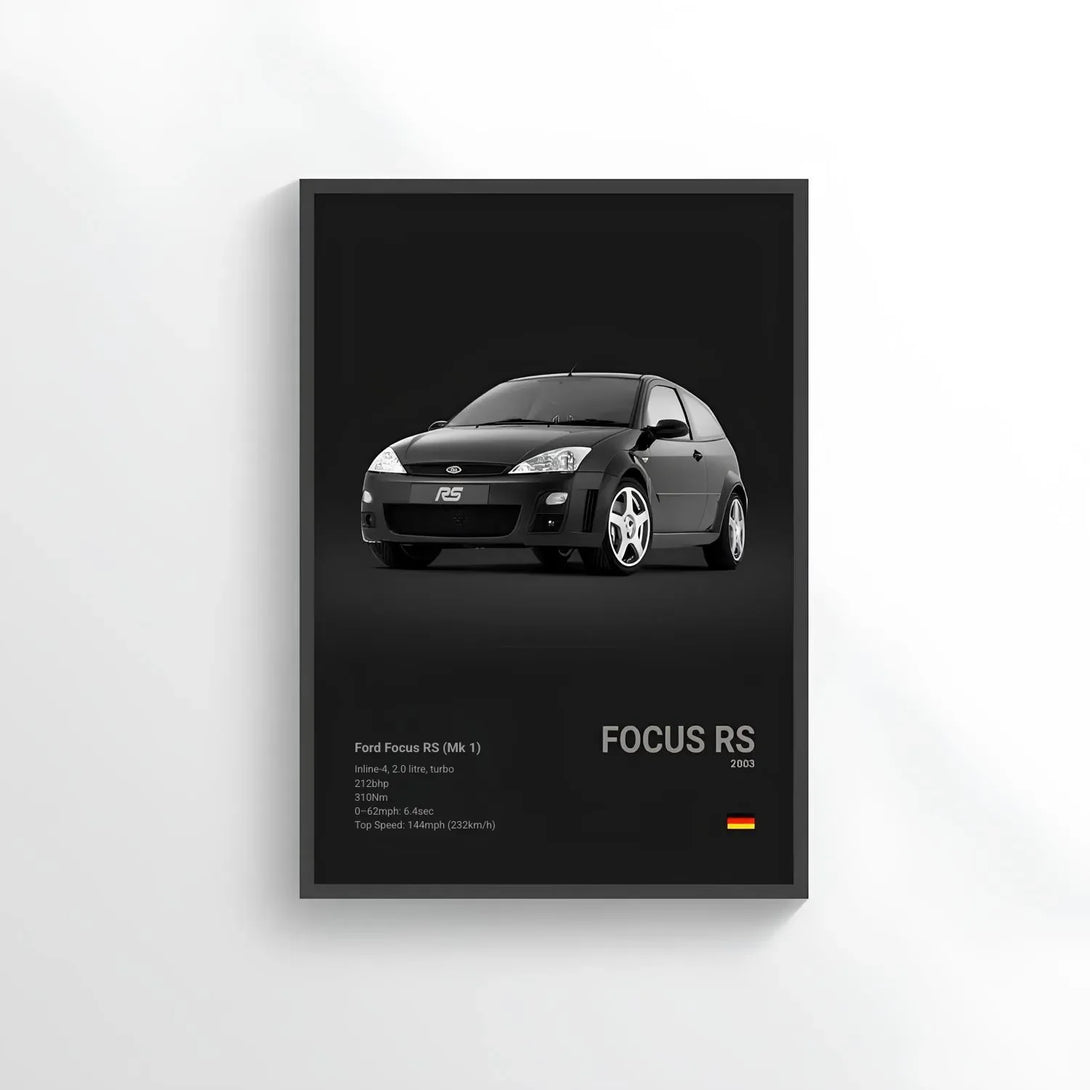 Poster Ford Focus RS - CARS GTWX DECO