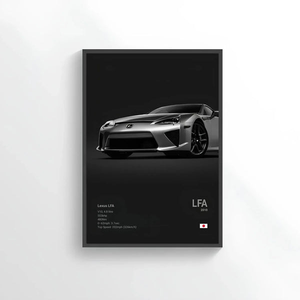 Poster Lexus LFA - CARS GTWX DECO