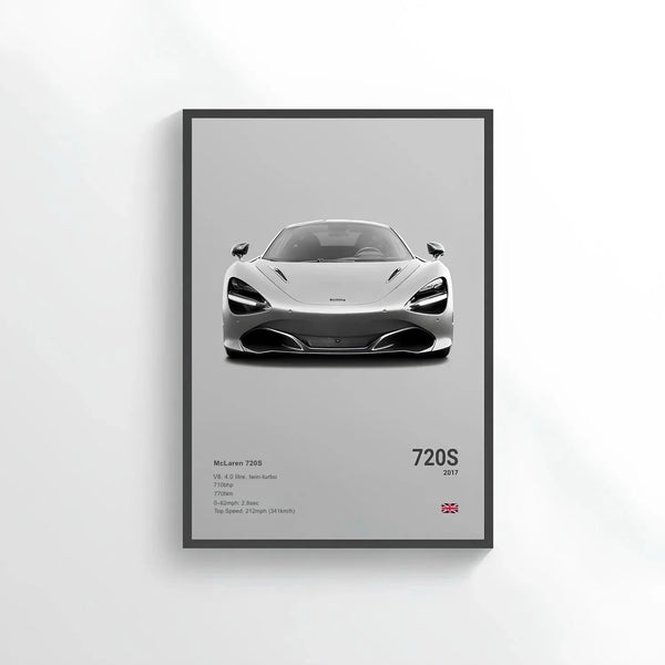 Poster McLaren 720S - CARS GTWX DECO