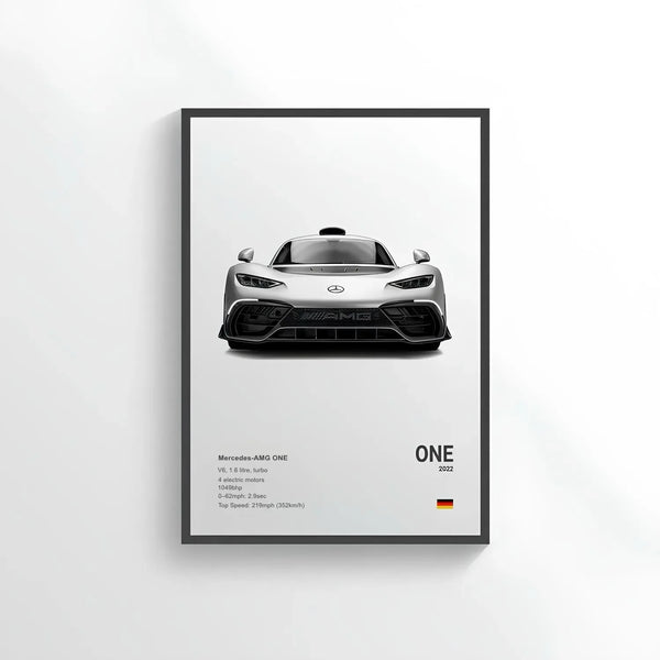 Poster Mercedes AMG ONE - CARS GTWX DECO
