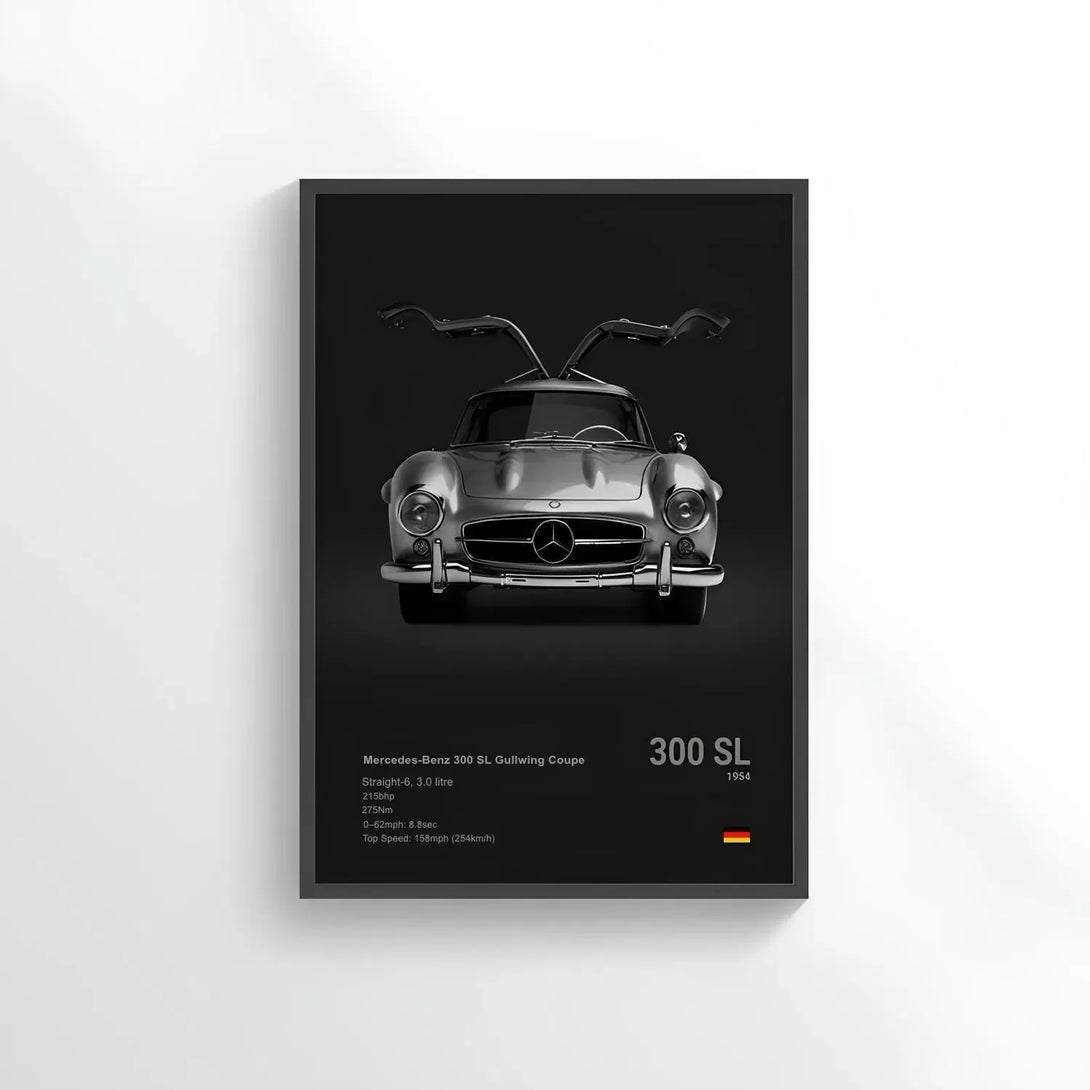 Poster Mercedes 300 SL - CARS GTWX DECO