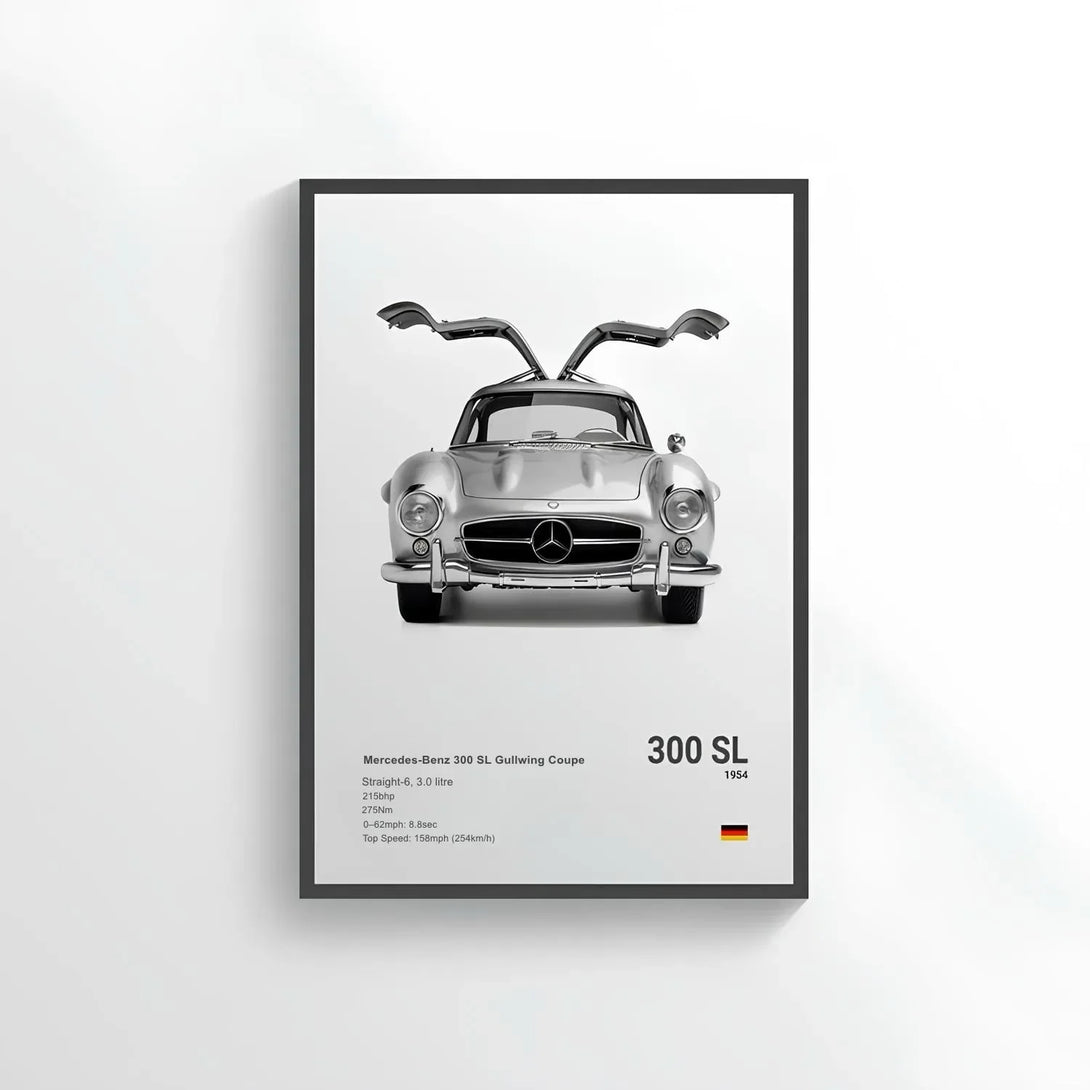 Poster Mercedes 300 SL - CARS GTWX DECO