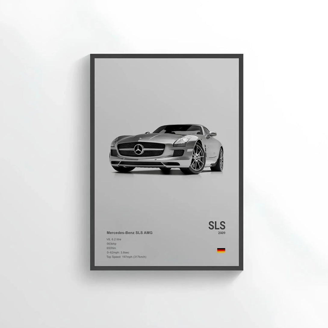 Poster Mercedes Benz SLS - CARS GTWX DECO