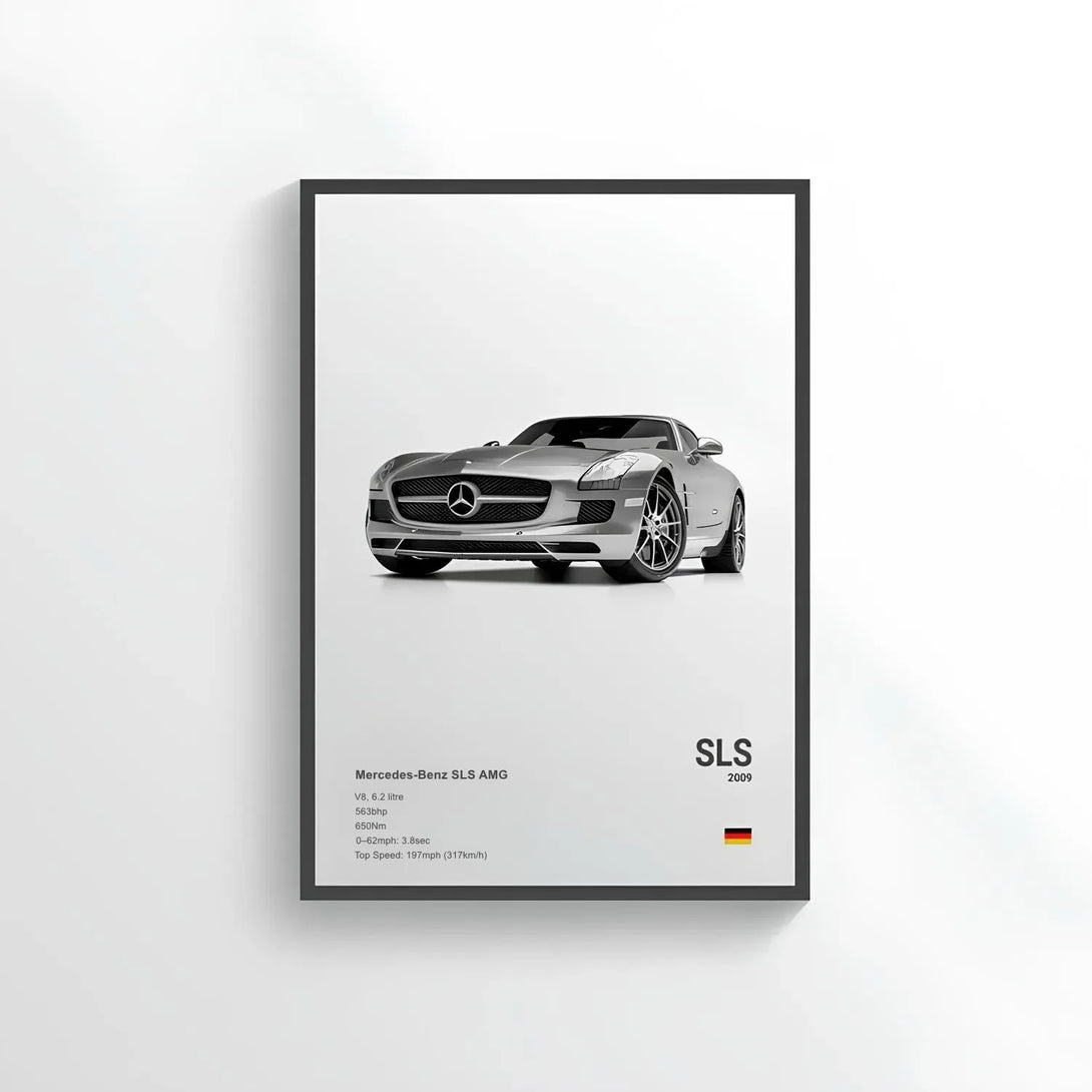 Poster Mercedes Benz SLS - CARS GTWX DECO