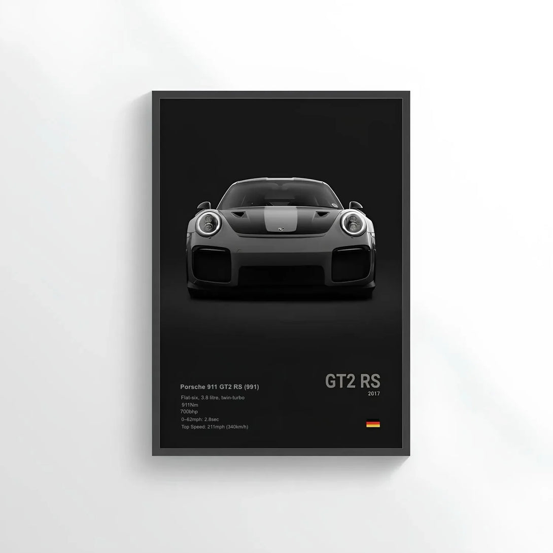 Poster Porsche GT2 RS - CARS GTWX DECO